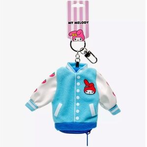Sanrio My Melody Varsity Jacket Coin Purse Keychain